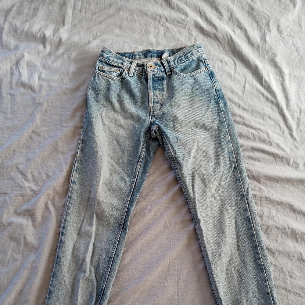 Vintage old Navy button fly mom jeans